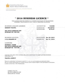business licence